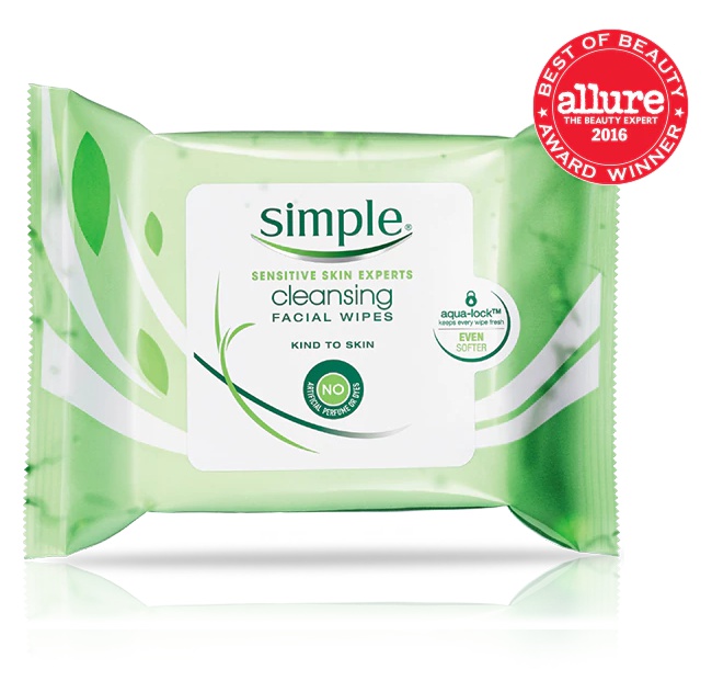 Simple face clearance wipes