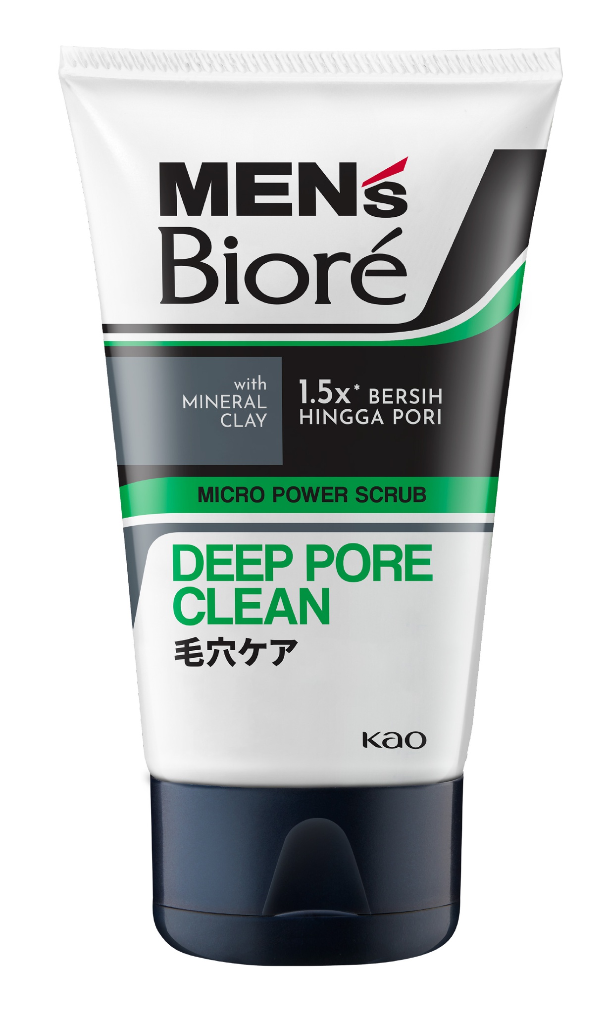 MEN'S BIORE Deep Pore Clean Scrub Facial Wash