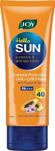 Joy Hello Sun Sunblock & Anti Tan Lotion Sunscreen SPF 40 Pa+++