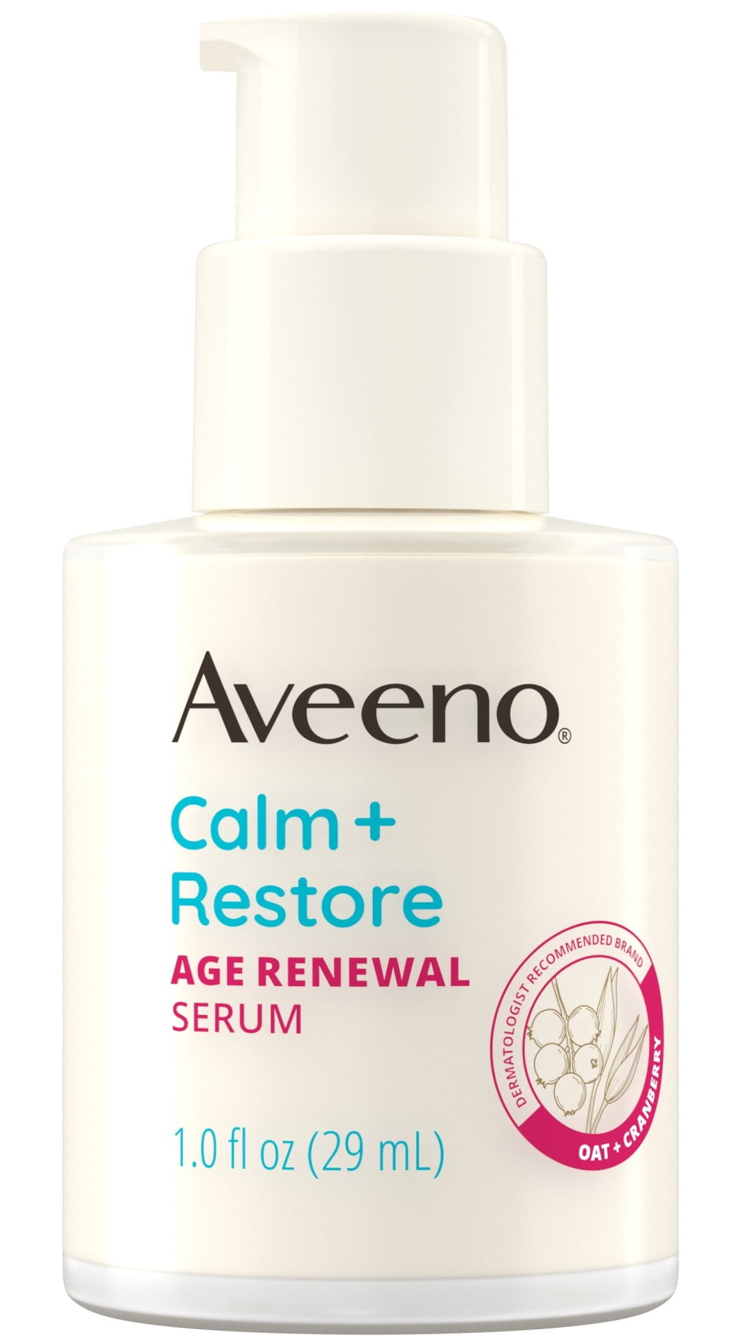 Aveeno Calm & Restore Age Renewal Anti Aging Face Serum