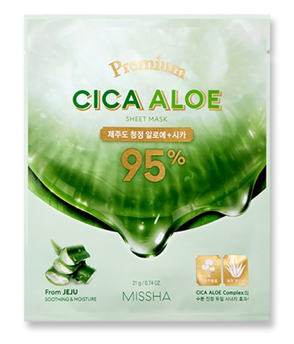 Missha Premium Cica Aloe Sheet Mask