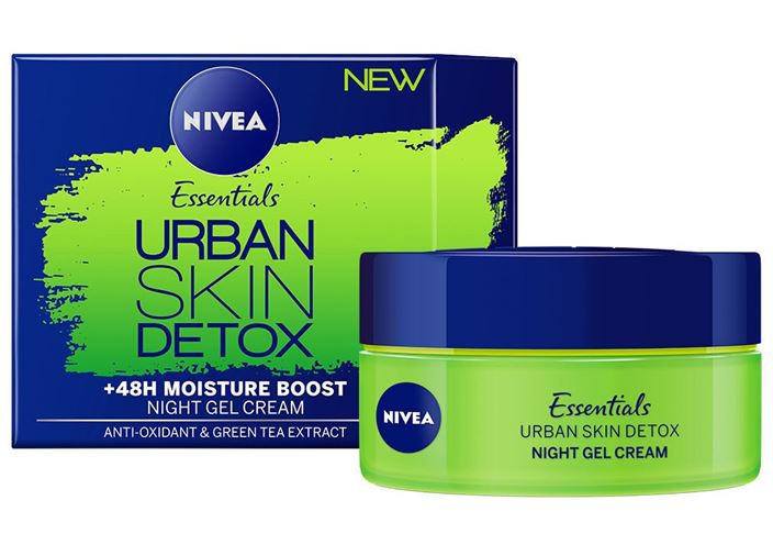 Nivea Essentials Urban Skin Detox Night Gel Cream