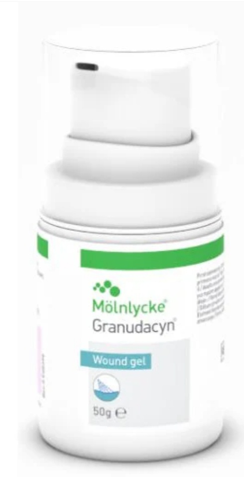 Mölnlycke Granudacyn Wound Irrigation Solution, Spray & Gel