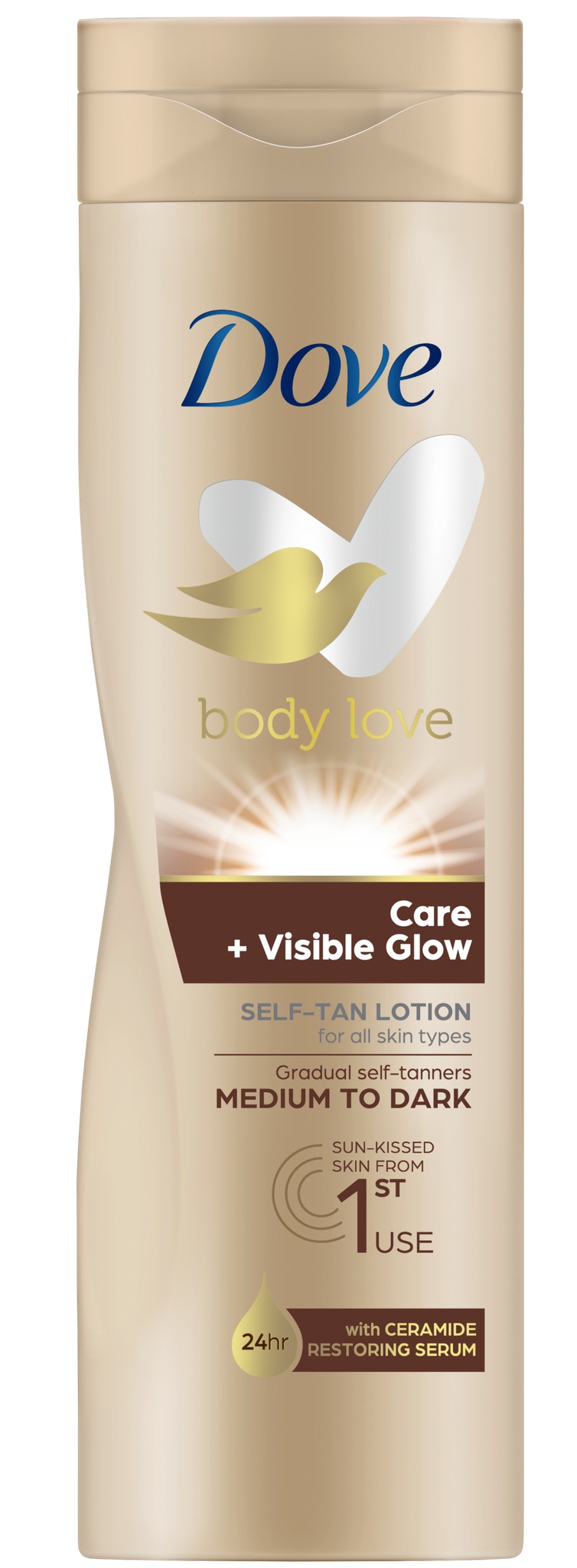 Contains subtle self-tanners to add a glow to your skin. 