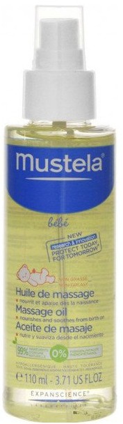 Mustela Bébé Huile De Massage 100 ml + Calmosine Digestion Offert