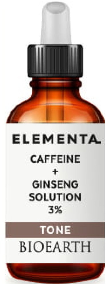 bioearth Elementa Tone Caffeine And Ginseng Solution 3%