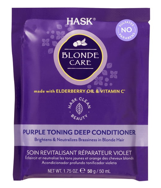 HASK Blonde Care  Purple Toning Deep Conditioner