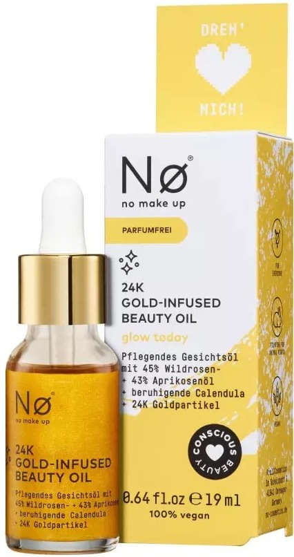 Nø Cosmetics 24k Gold-Infused Beauty Oil
