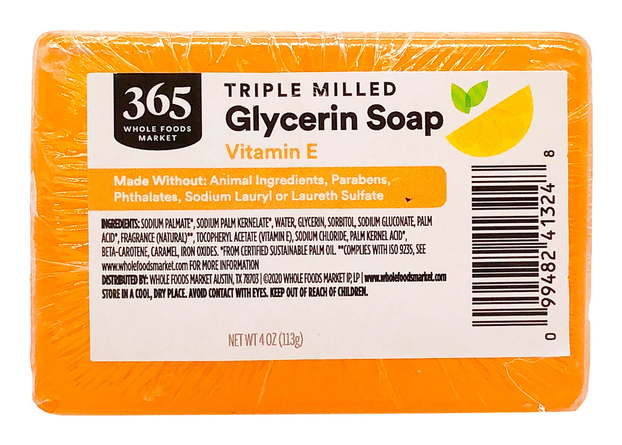 365 by Whole Foods Market Triple Milled Glycerin Soap Vitamin E
