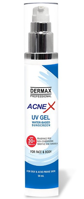 DERMAXPro Acnex UV Gel Water-based Sunscreen SPF 30 (2022)