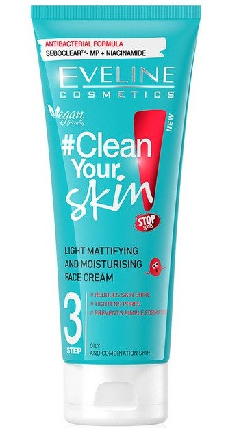 Eveline Clean Your Skin Light Mattifying & Moisturizing Face Cream