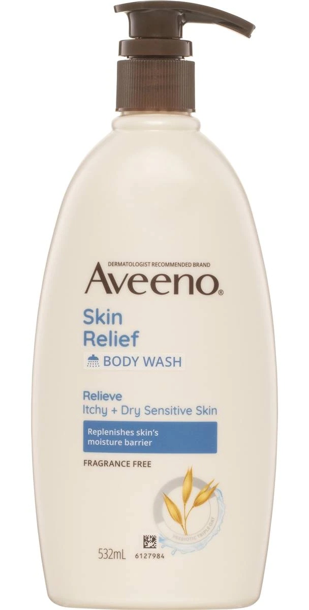 Aveeno Skin Relief Body Wash Dry Sensitive Skin Fragrance Free