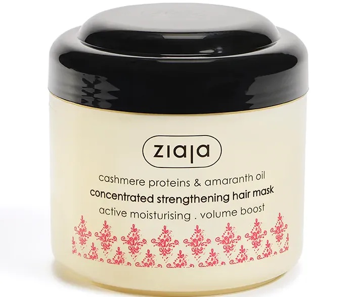 Ziaja Cashmere Proteins & Amaranth Oil Concentrated Strengthening Hair Mask