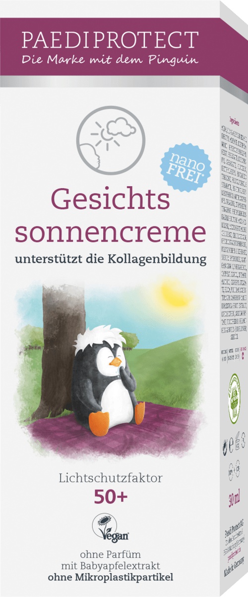 PAEDIPROTECT Gesichtssonnencreme SPF 50+ (Fragrance Free)