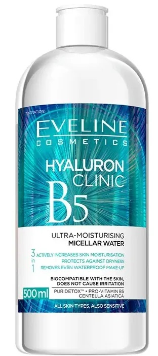 Eveline Hyaluron Clinic Ultra-Moisturising Micellar Water