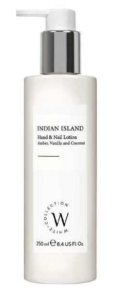 White Collection Indian Island Hand & Nail Lotion