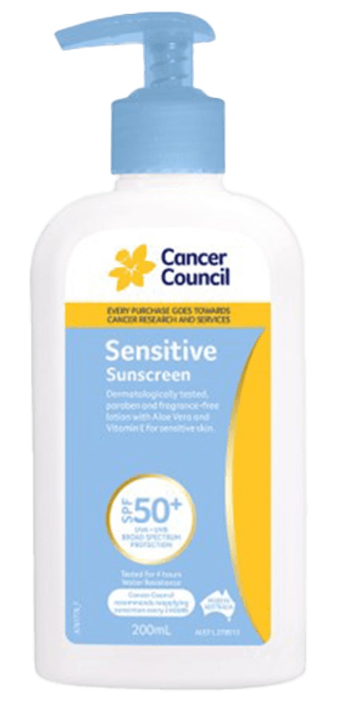 Cancer Council Sensitive Sunscreen SPF50+