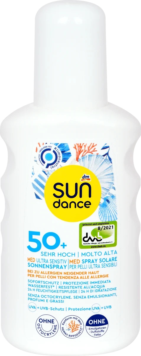 SUNdance Spray Solare Med Ultra Sensitive FPS 50+