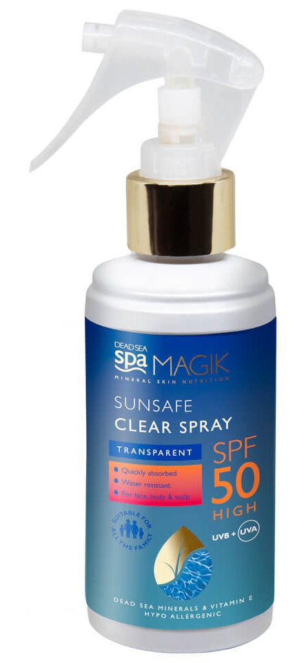 Dead Sea Spa Magik Sunsafe SPF50 Clear Spray