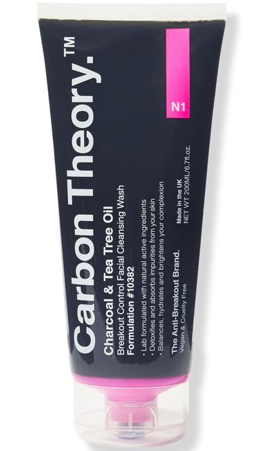 Carbon Theory Charcoal & Tea Tree Oil Breakout Control Facial Cleansing Wash