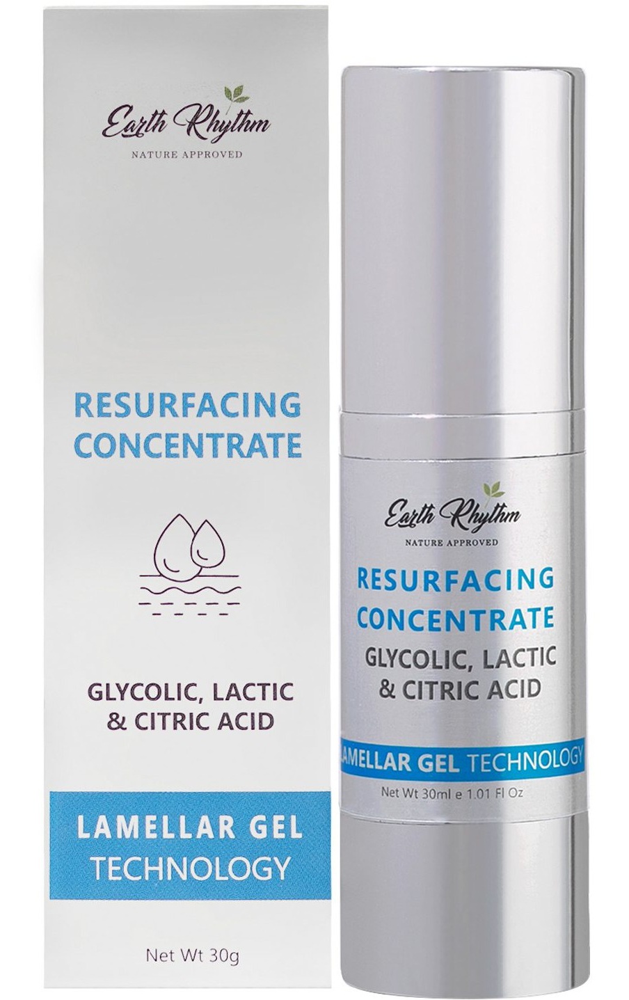 Earth Rhythm Resurfacing Concentrate Glycolic, Lactic & Citric Acid