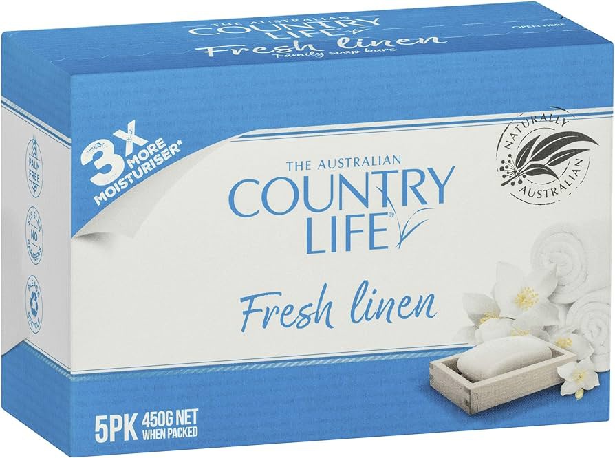 Country Life Fresh Linen Bar Soap