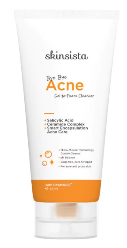 Skinsista Acne Gel To Foam Cleanser