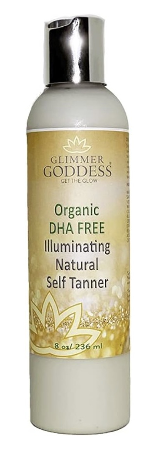 Glimmer goddess Organic Self Tanner - Dha-free Tanning Lotion