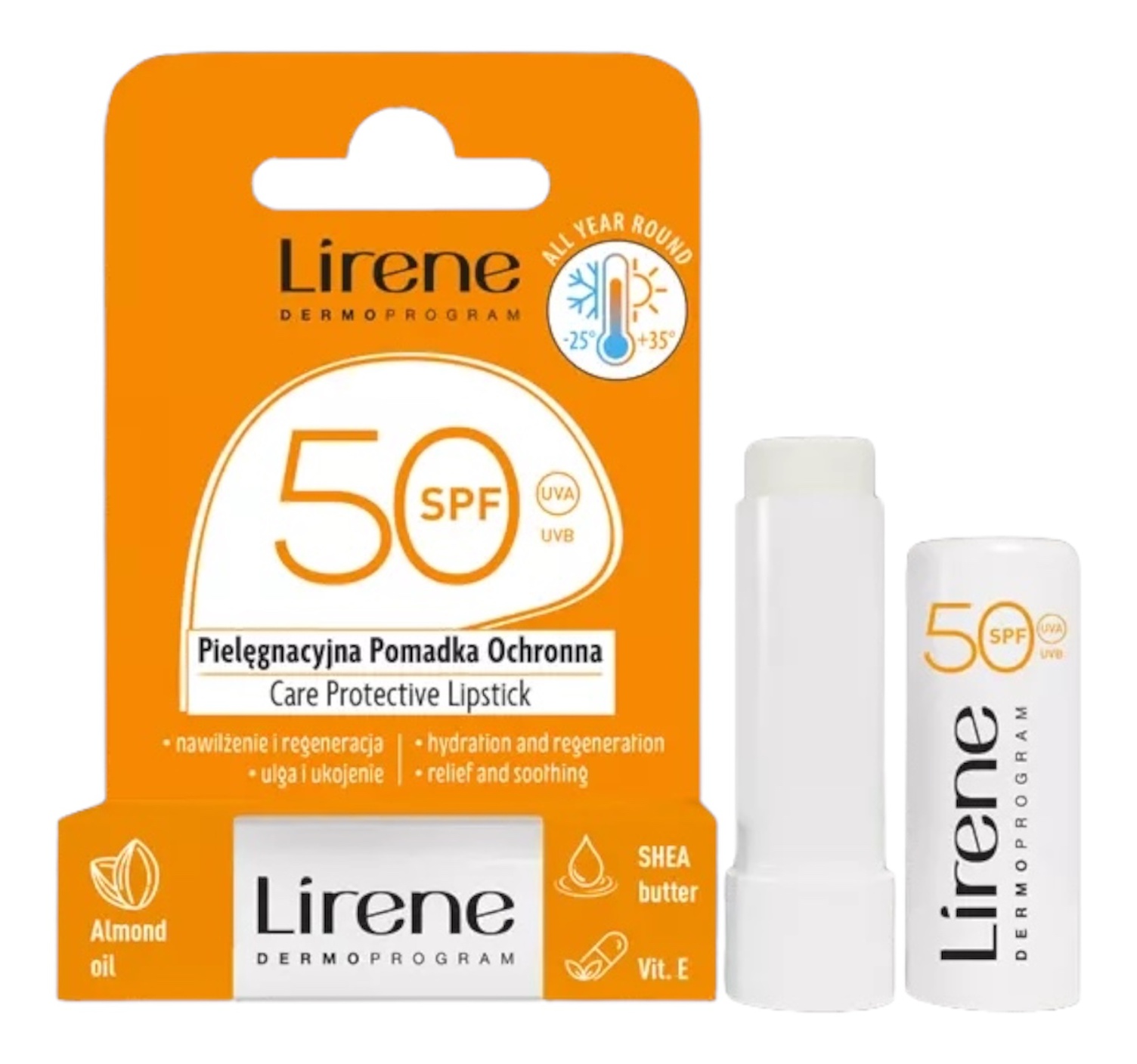 Lirene Care Protective Lipstick SPF 50