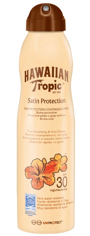 Hawaiian Tropic Satin Protection Sun Protection Continuous Spray SPF 30
