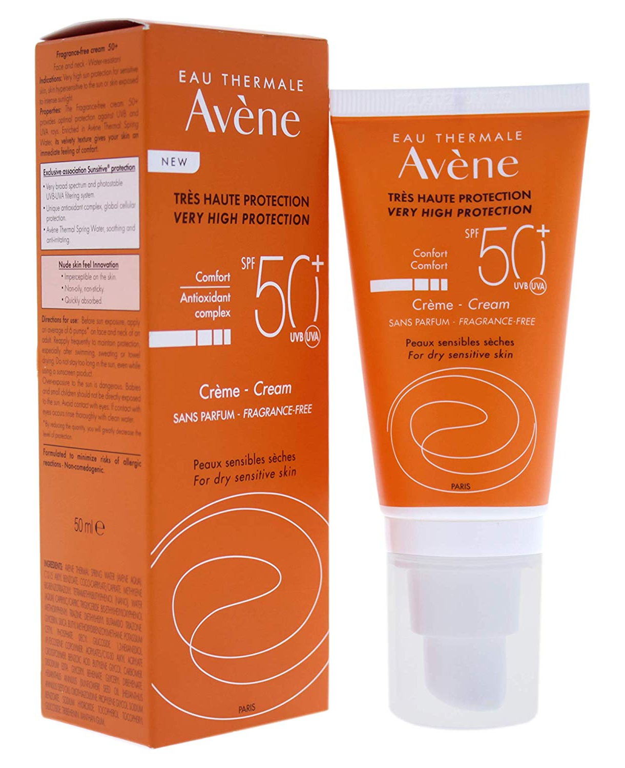 Avene Suncare Cream Spf 50