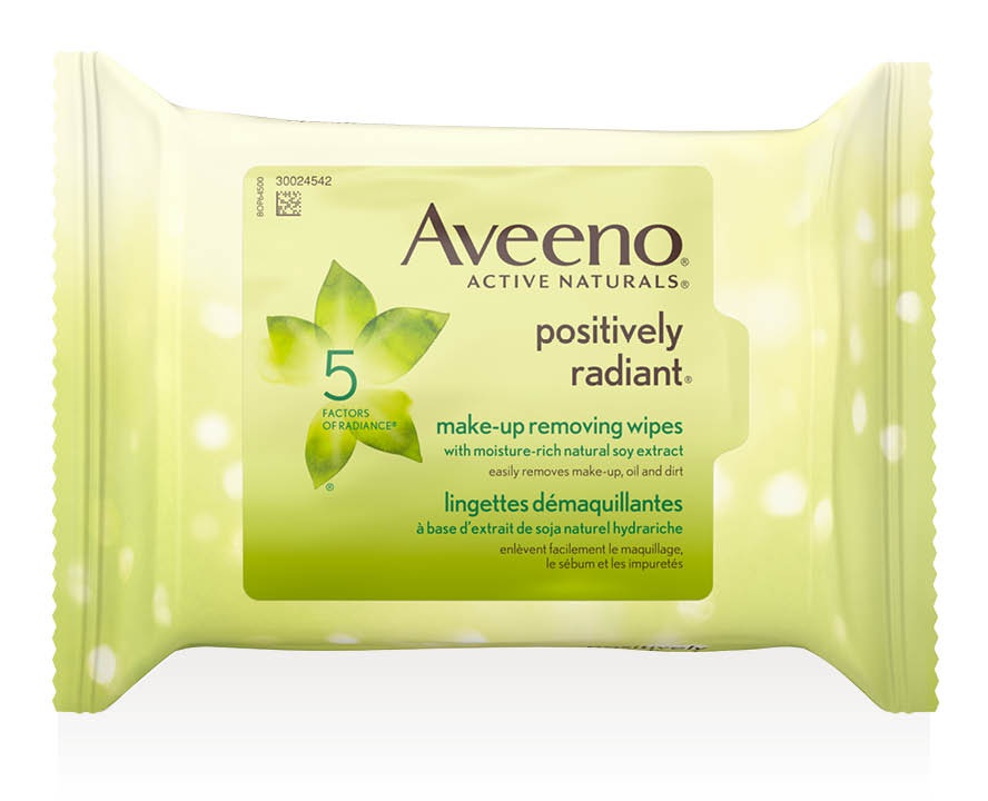 Aveeno Positively Radiant Make-Up Removing Wipes