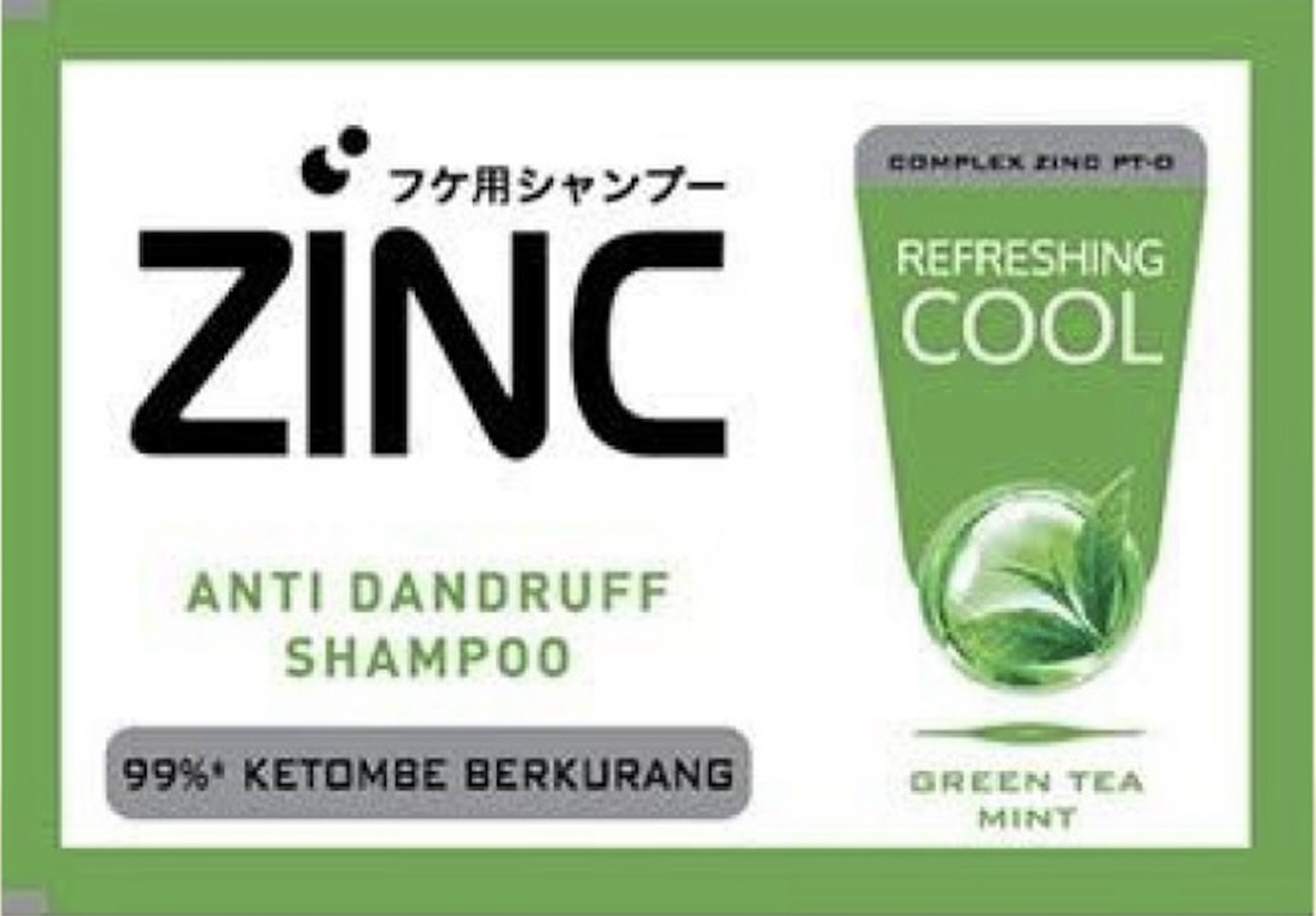 Zinc Refreshing Cool Shampoo Sachet