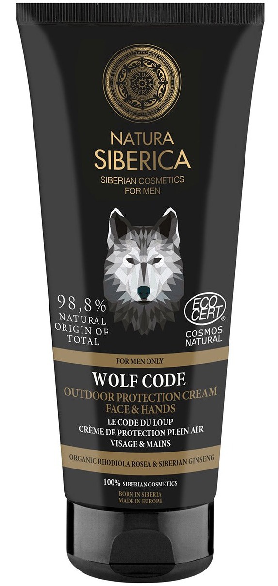 Natura Siberica Wolf Code. Outdoor Protection Cream For Face & Hands.