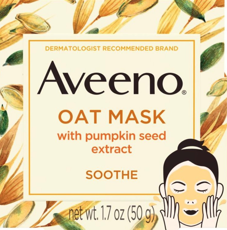 Aveeno Oat Mask With Pumpkin Seed Extract