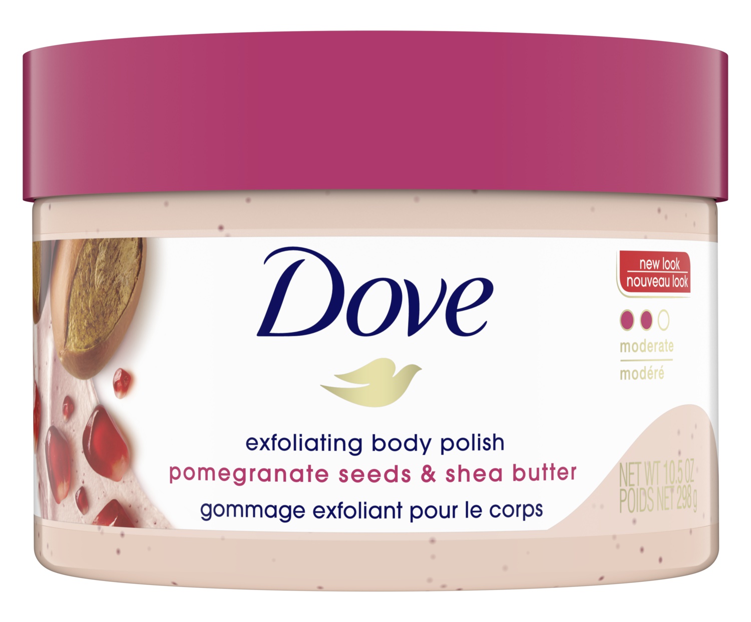 Dove Exfoliating Body Polish Pomegranate Seeds & Shea Butter