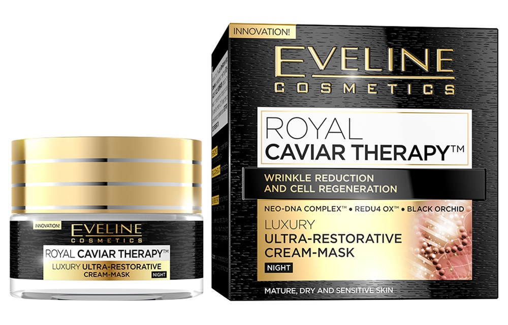 Eveline Royal Caviar Luxurious Ultra-repair Night Cream-mask