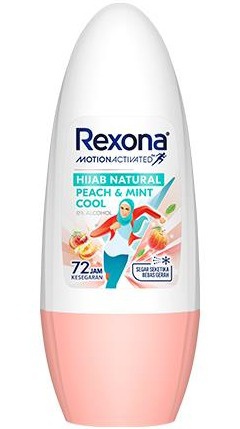Rexona Motionactivated Hijab Natural Peach & Mint Cool
