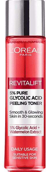 L'Oreal Revitalift 5% Pure Glycolic Acid Peeling Toner