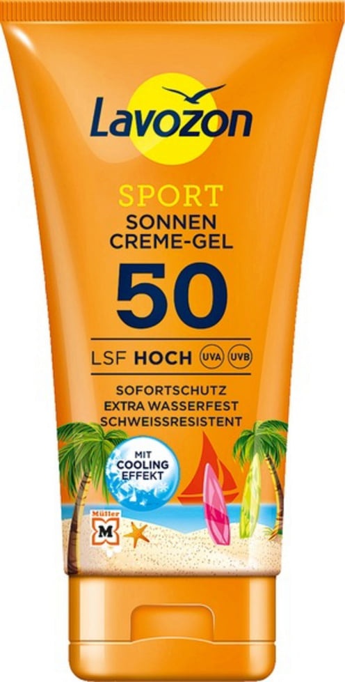 Lavozon Sport Sonnen Creme-Gel LSF 50