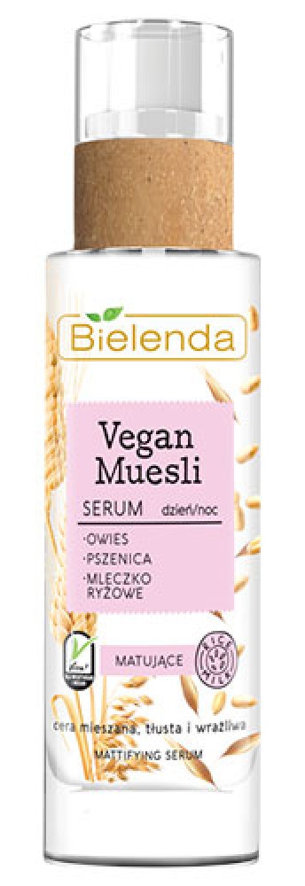 Bielenda Vegan Muesli Matting Serum Oat + Wheat + Rice Milk