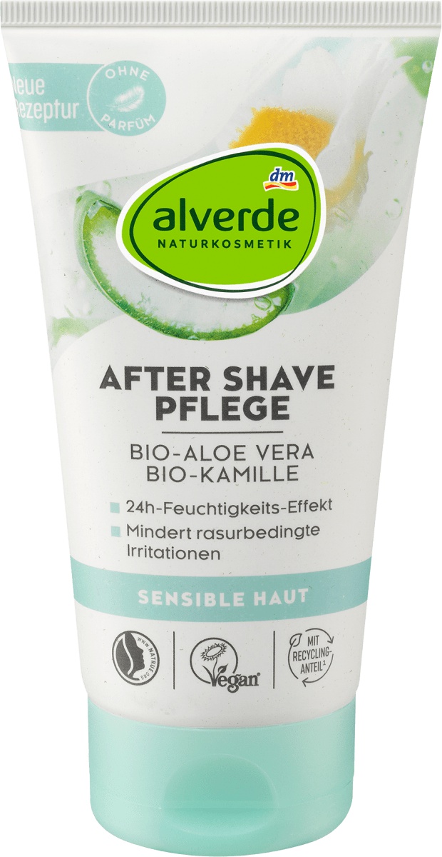 alverde After Shave Pflege Bio-Aloe Vera Bio-Kamille