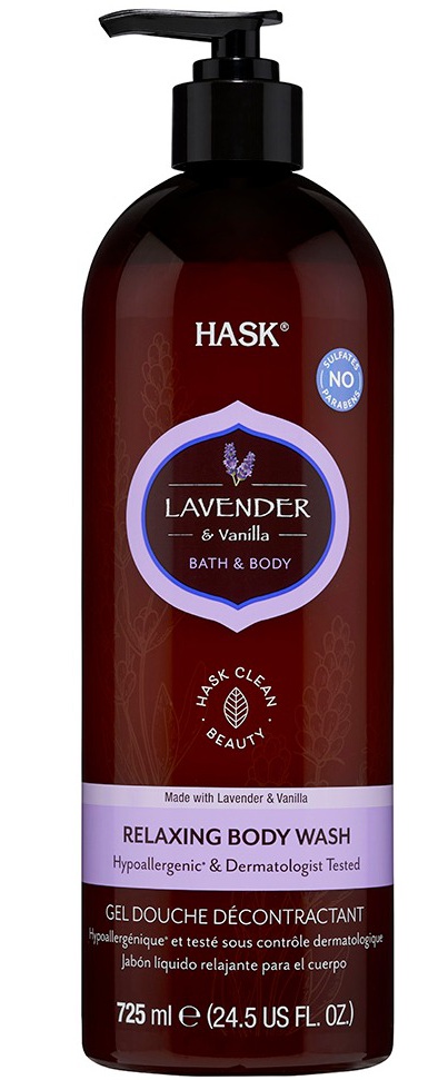 HASK Lavender & Vanilla  Relaxing Body Wash
