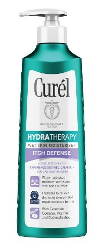 Curél Hydra Therapy, Itch Defense Moisturizer, Wet Skin Lotion