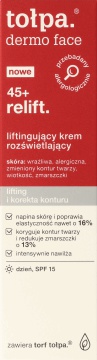 torf tołpa Dermo Face 45+ Relift SPF 15