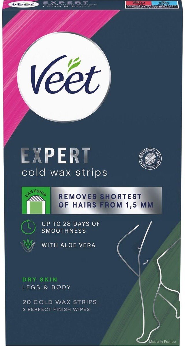 Veet Expert Cold Wax Strips For Dry Skin