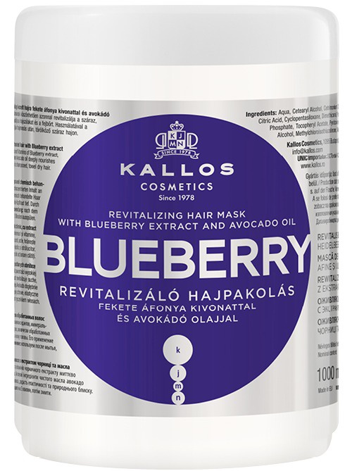 Kallos KJMN Blueberry Revitalizing Hair Mask