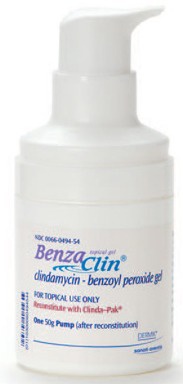 Valeant Pharmaceuticals Benzaclin Topical Gel