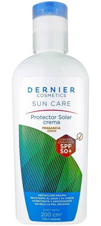 Protector Solar Facial Gel - Dernier Cosmetics