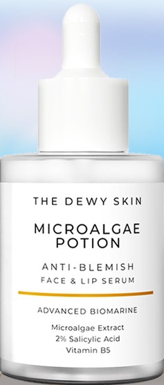 The Dewy Skin Microalgae Potion Face & Lip Serum